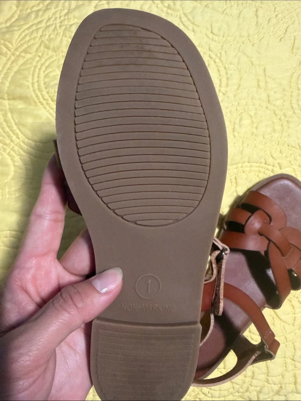 Cat & Jack Braided Strap Sandals in Brown